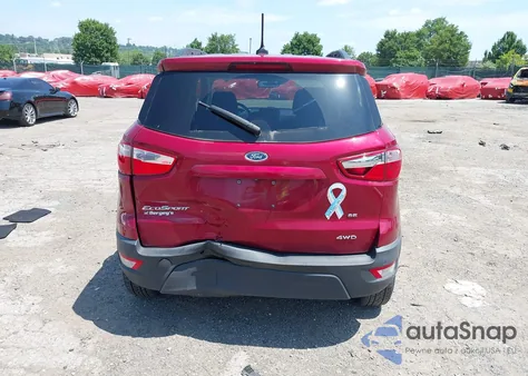 2018 Ford Ecosport Se from USA, damaged, VIN MAJ6P1UL0JC161552